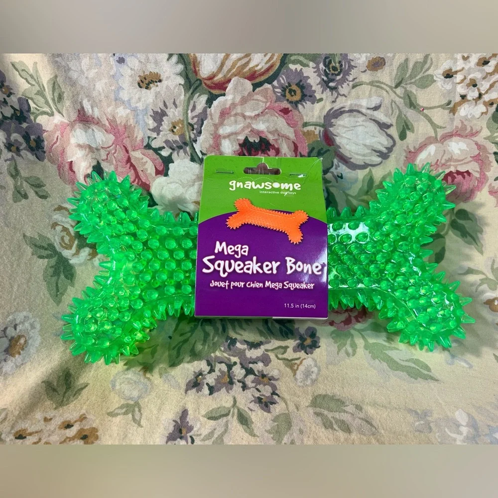 Gnawsome Mega Squeaker Bone Dog Toy